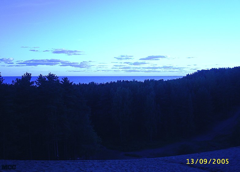 Ночь опускается на Финский залив