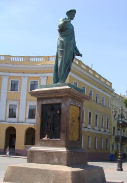 Одесса, памятник Ришелье